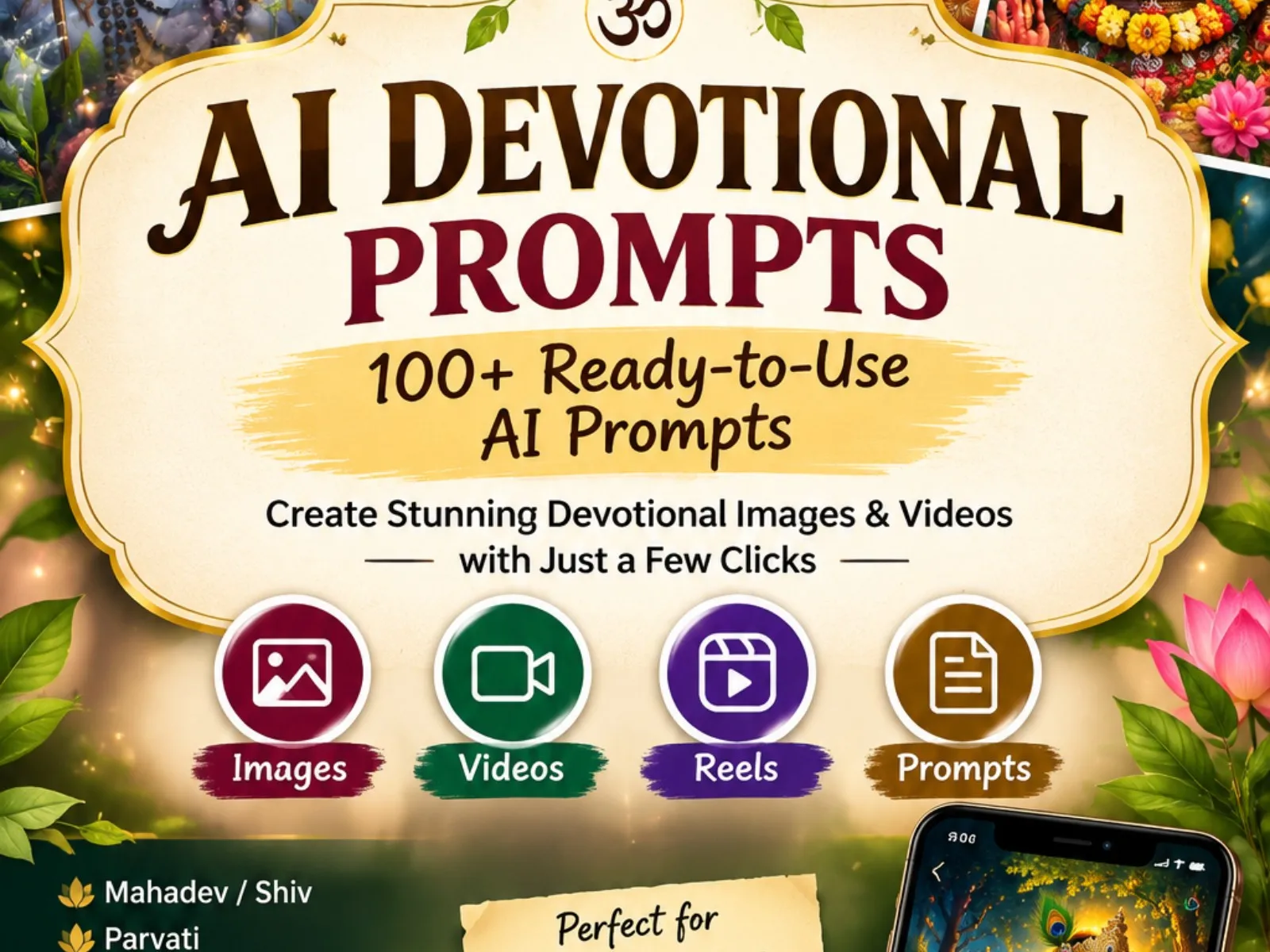 AI Devotional Image & Video Prompts Pack