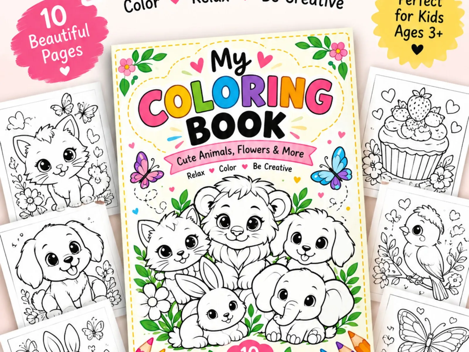 Colouring book for kids
