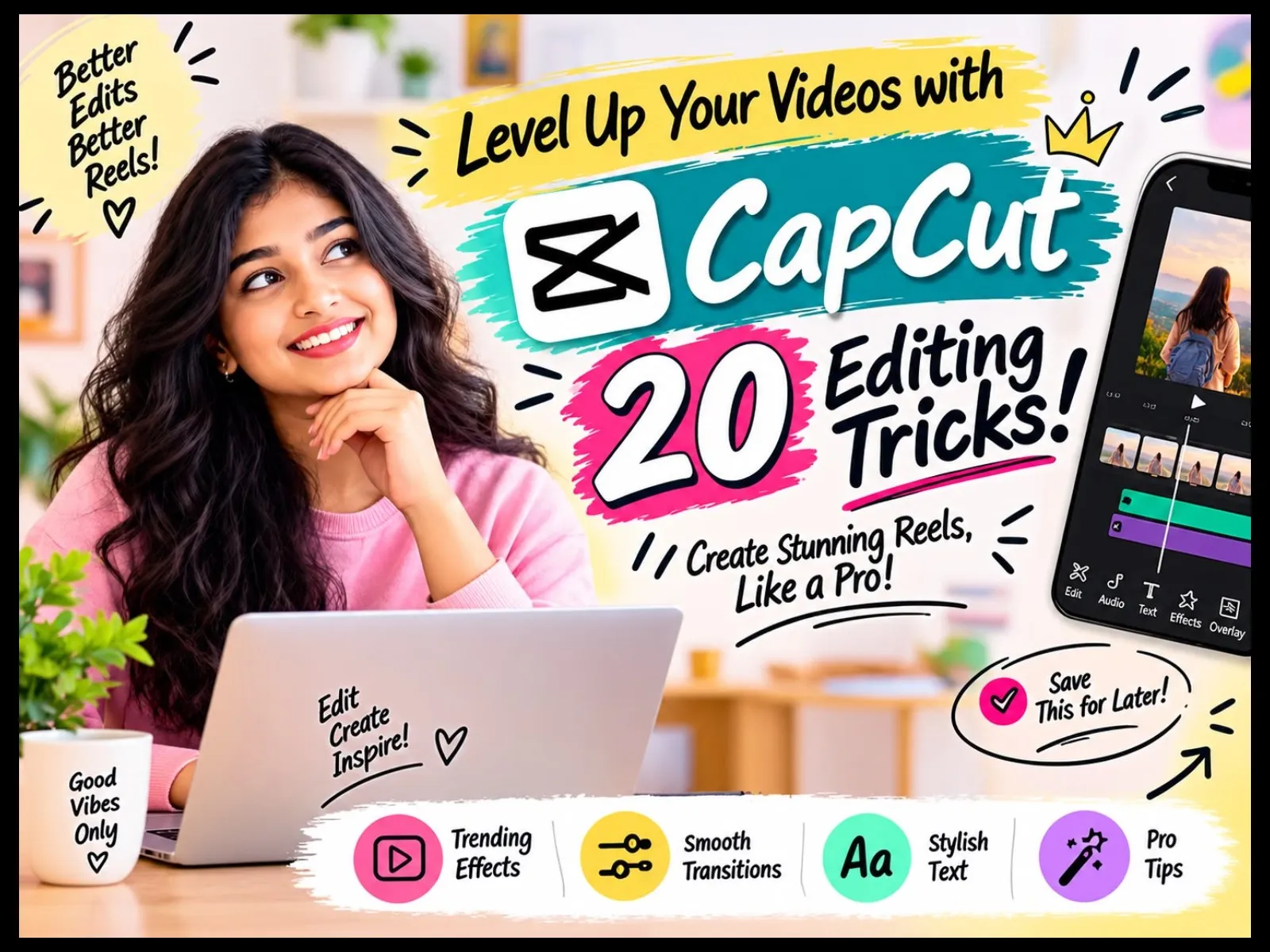 20 CapCut Editing Tricks – Beginner to Pro Video Editing Guide - media 1
