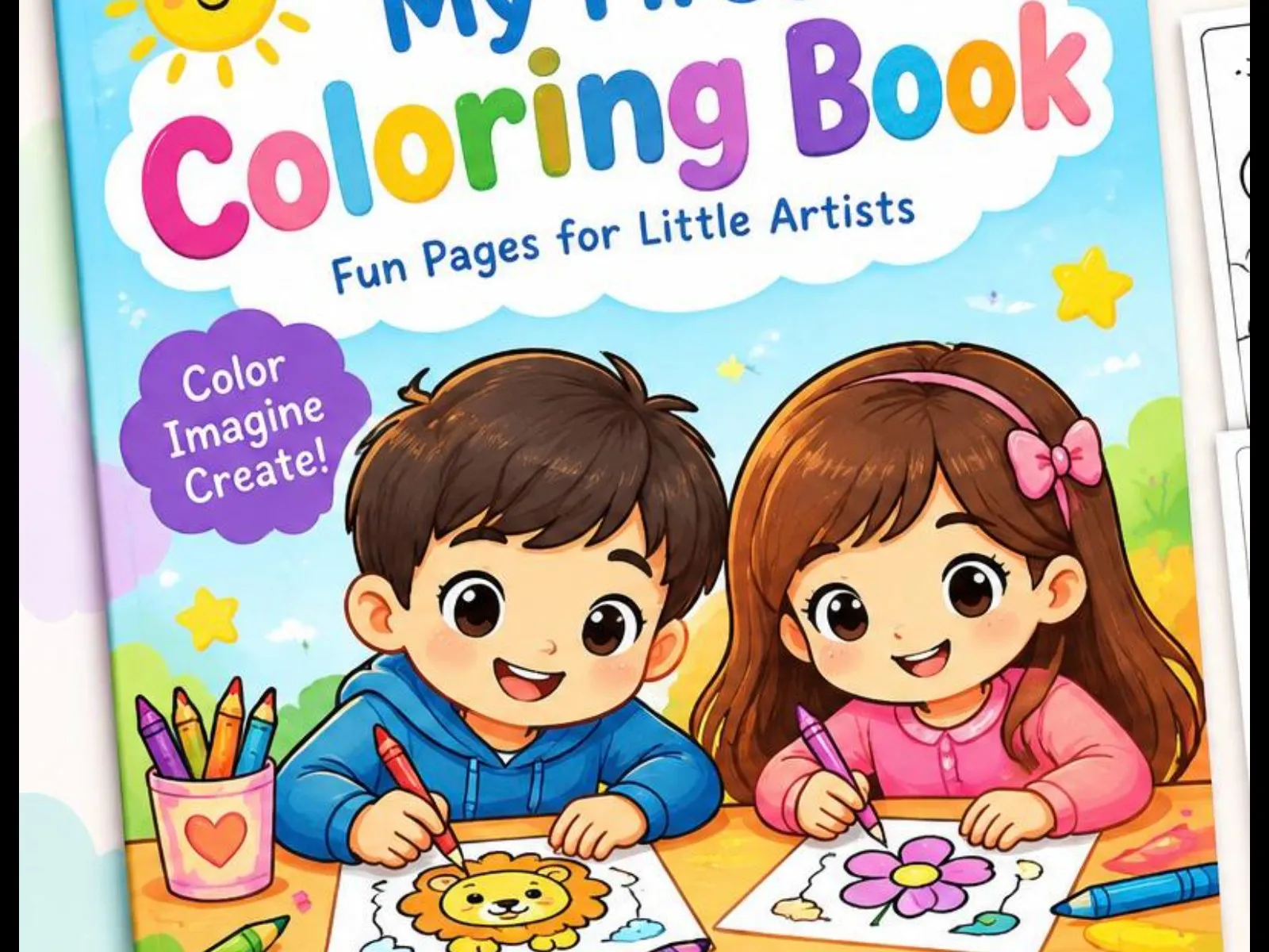 Cute & Magical Coloring Book for Kids - media 1