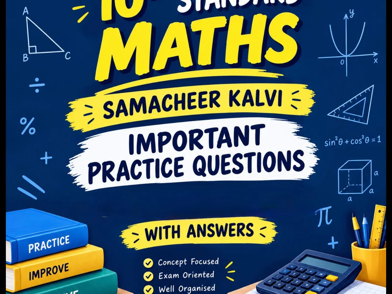 10 sdt maths samacheer kalvi important practice questions