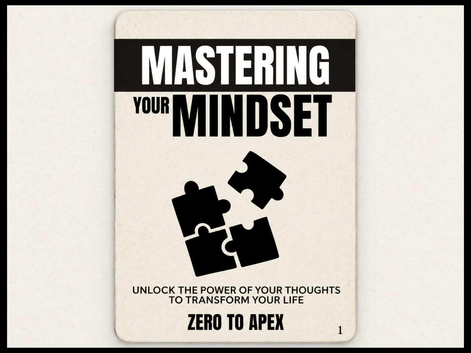 MASTERING YOUR CONFIDENCE
