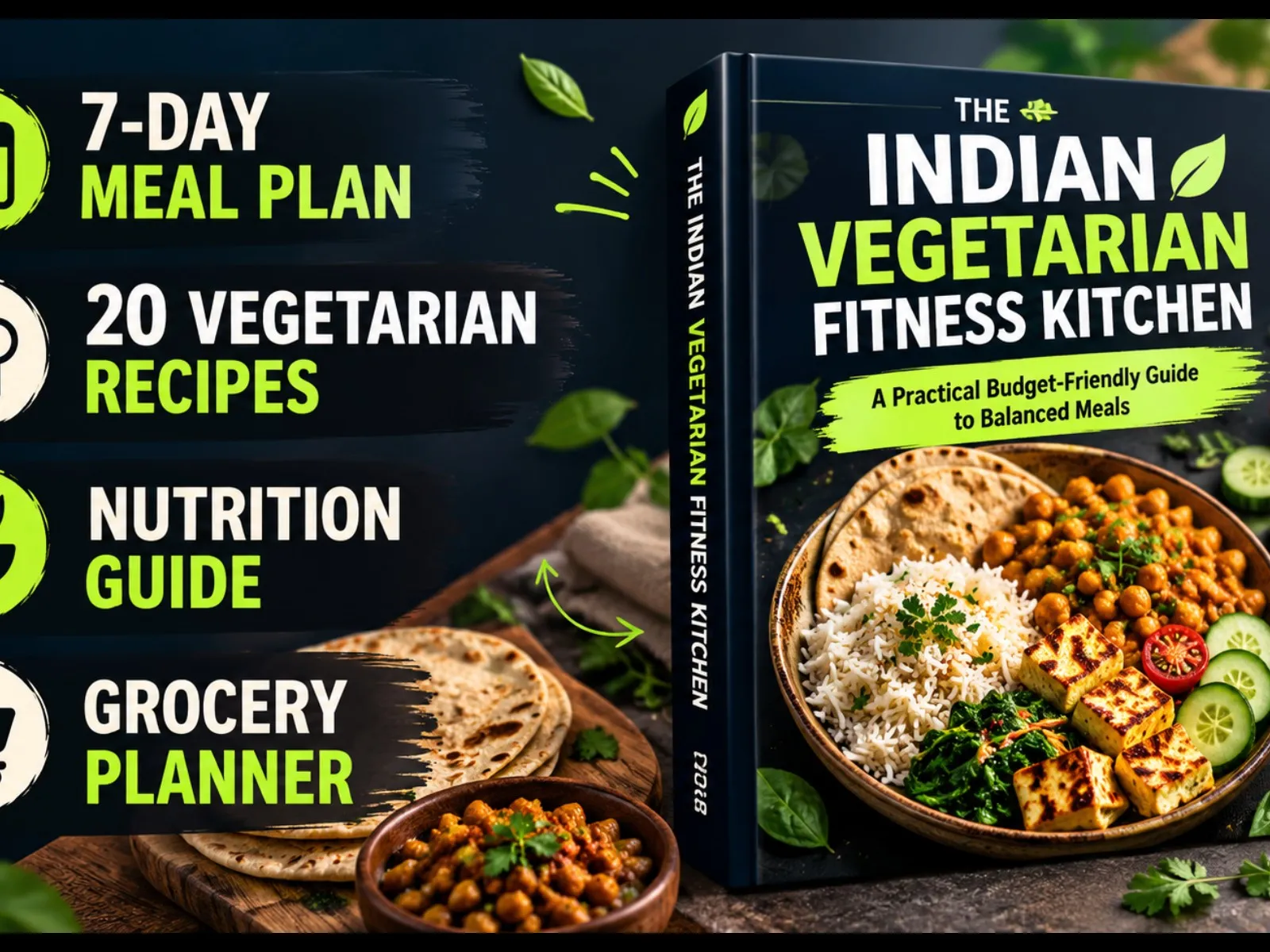 The Muscle Gain Kitchen — Indian Vegetarian Fitness Guide