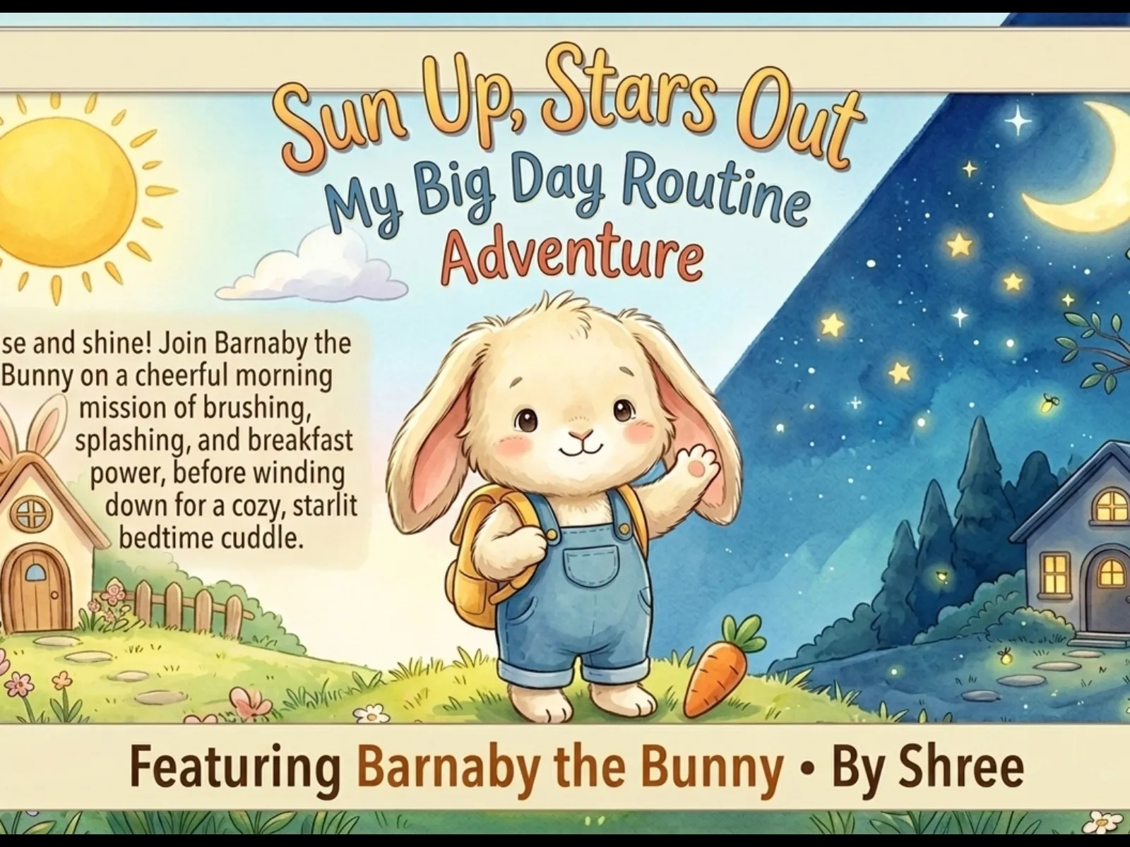Sun Up, Stars Out: My Big Day Routine Adventure (eBook for Ages 2–5)