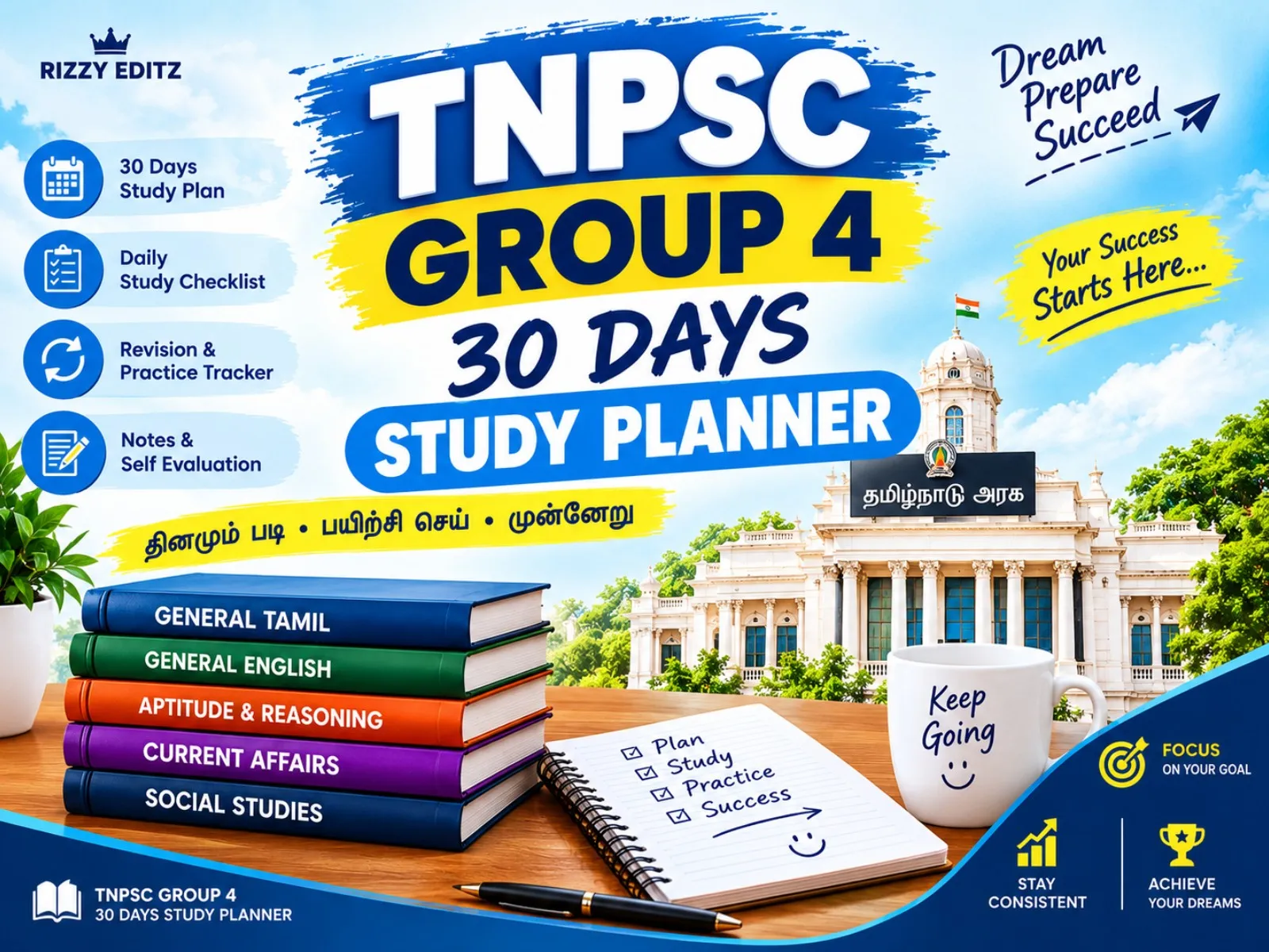 30 DAYS TNPSC STUDY CHALLENGE 📘 - media 1