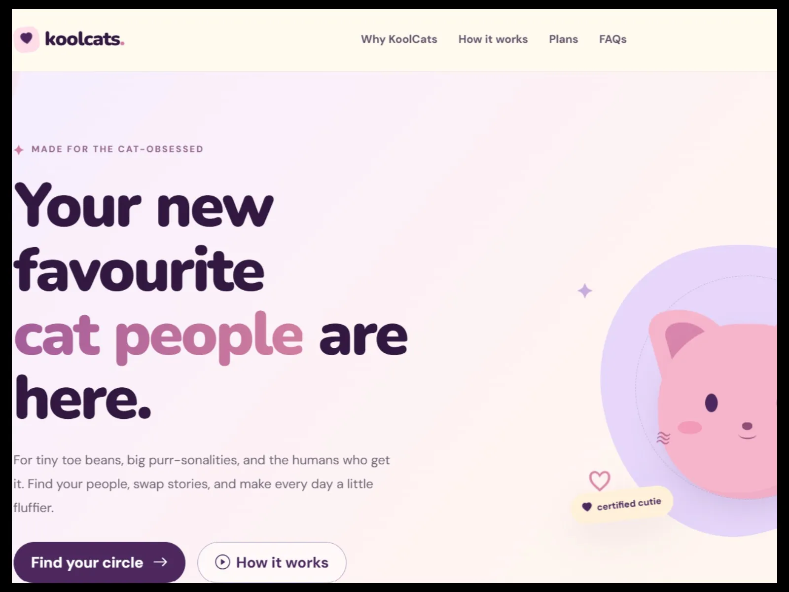 KoolCats-Pastel Cat website Template