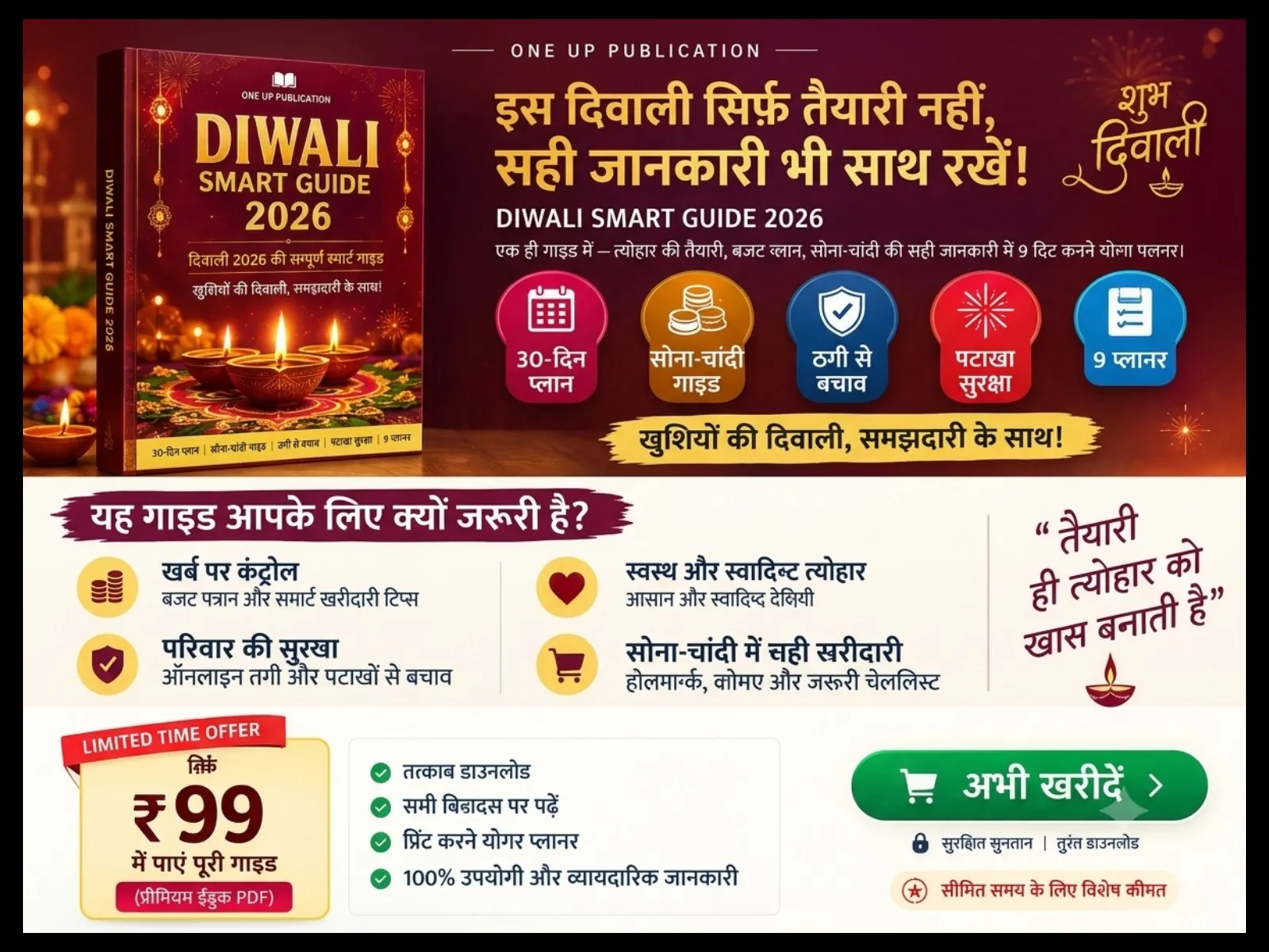 Diwali Smart Guide 2026 | हिंदी डिजिटल गाइड