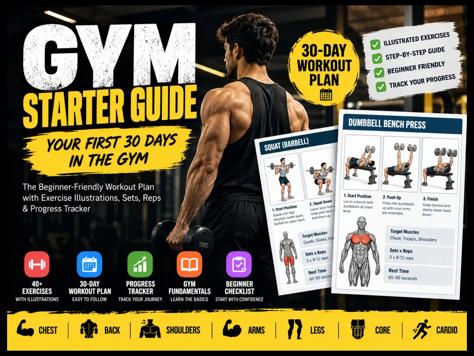 Gym Starter Guide — Your First 30 Days in the Gym