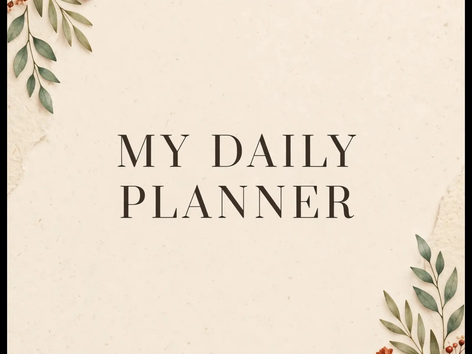 Ultimate Daily Planner – 20-Page Undated PDF Planner