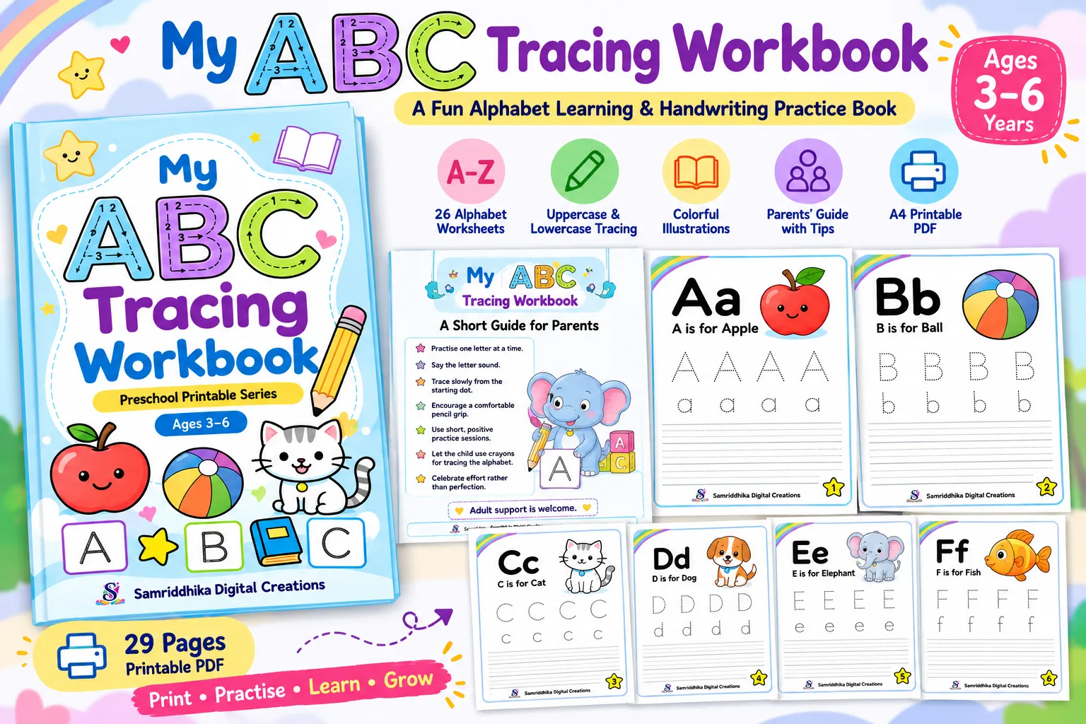 My ABC Tracing Workbook for Kids - media 2