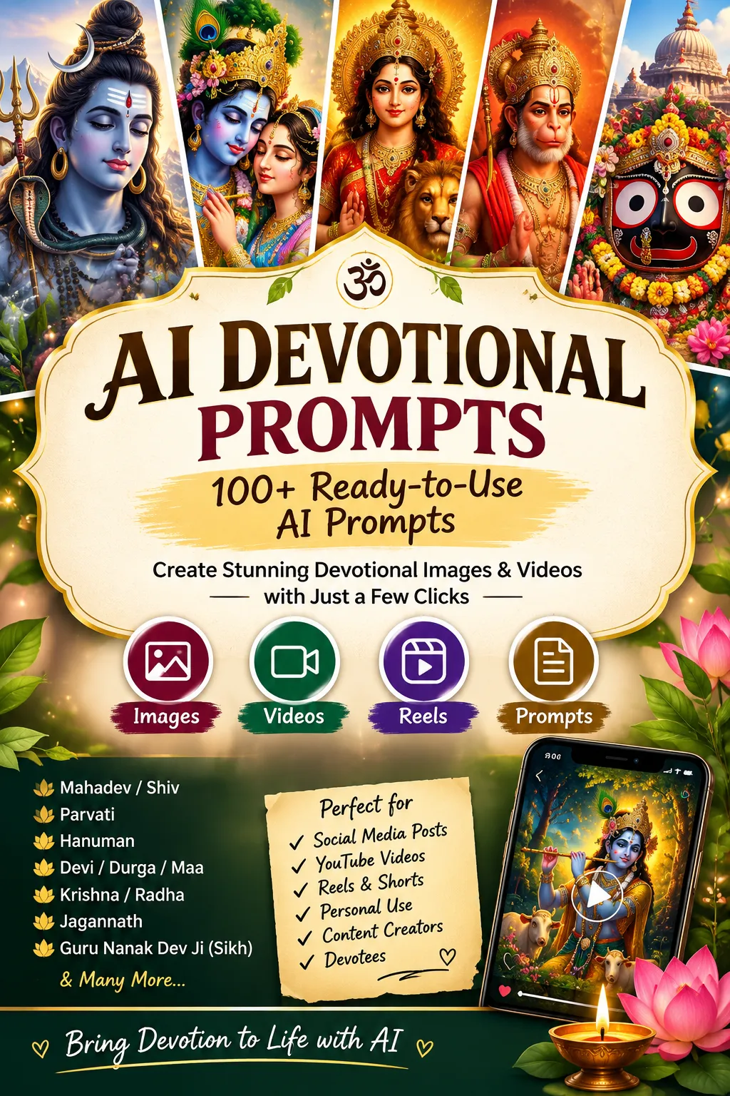 AI Devotional Image & Video Prompts Pack - media 2