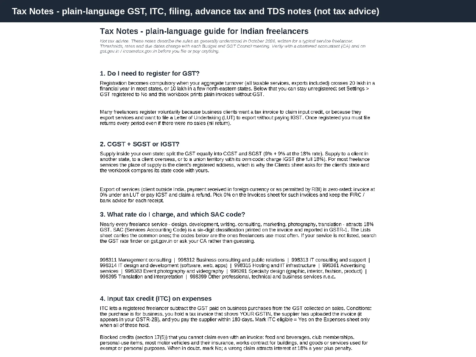 GST, Invoice & Expense Tracker FY 2026-27 - media 7