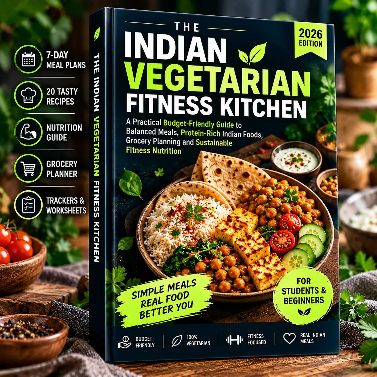 The Muscle Gain Kitchen ā Indian Vegetarian Fitness Guide - media 2