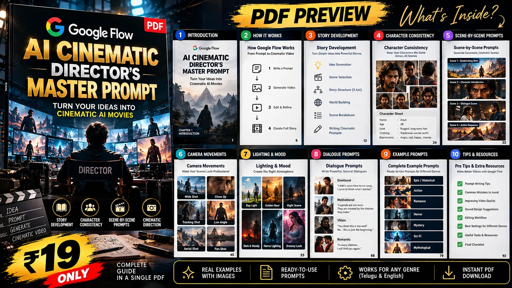 AI Cinematic Director's Master Prompt — Google Flow - media 2