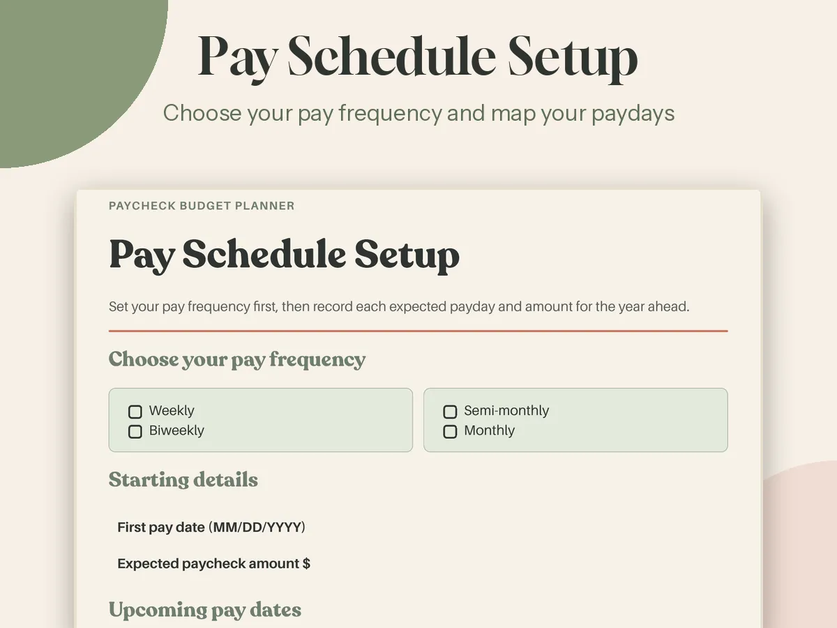 Paycheck Budget Planner Printable PDF | Premium Edition - media 2