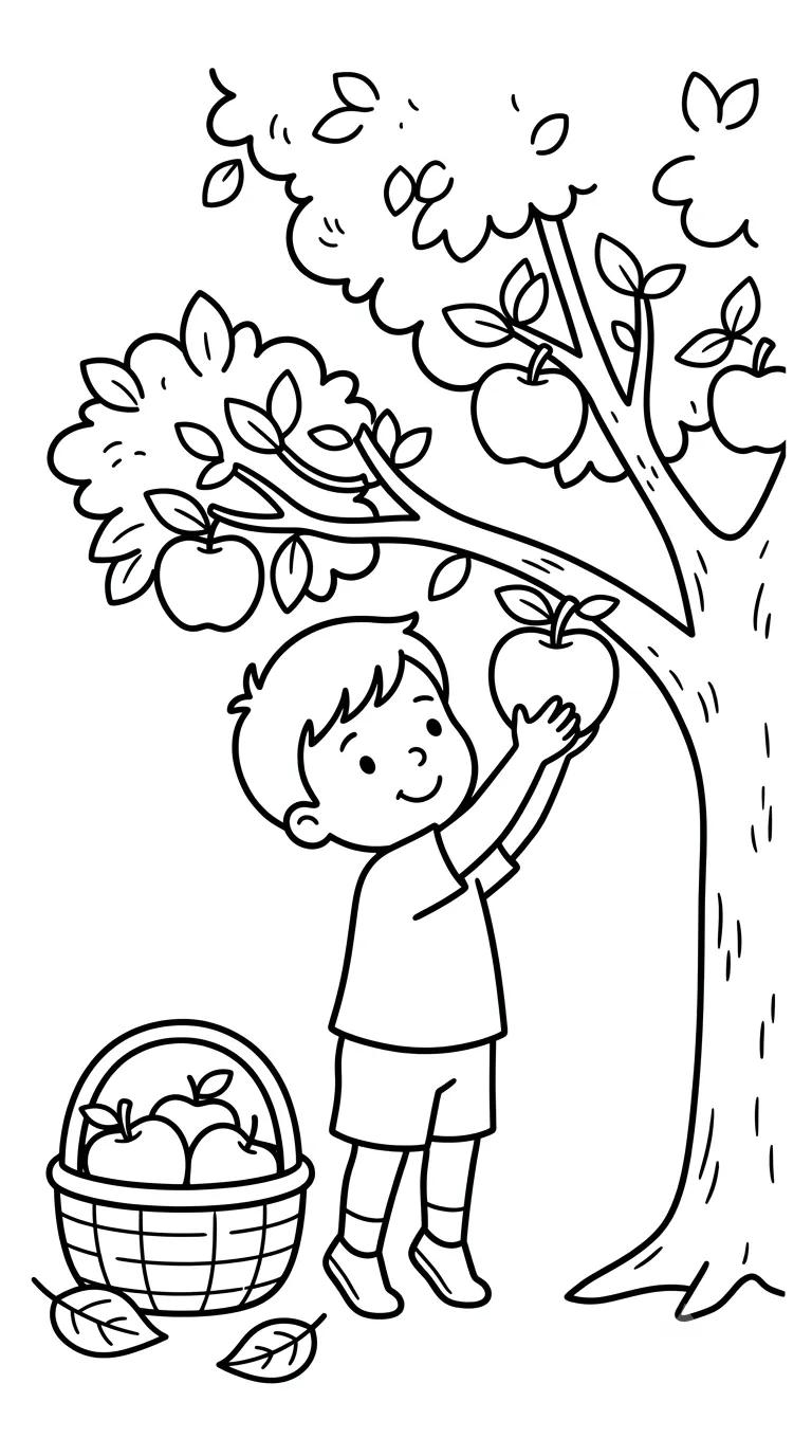 Little Autumn Wonders 🍂 | Cute Fall Coloring Book PDF for Kids & Adults | Printable Digital Download - media 2